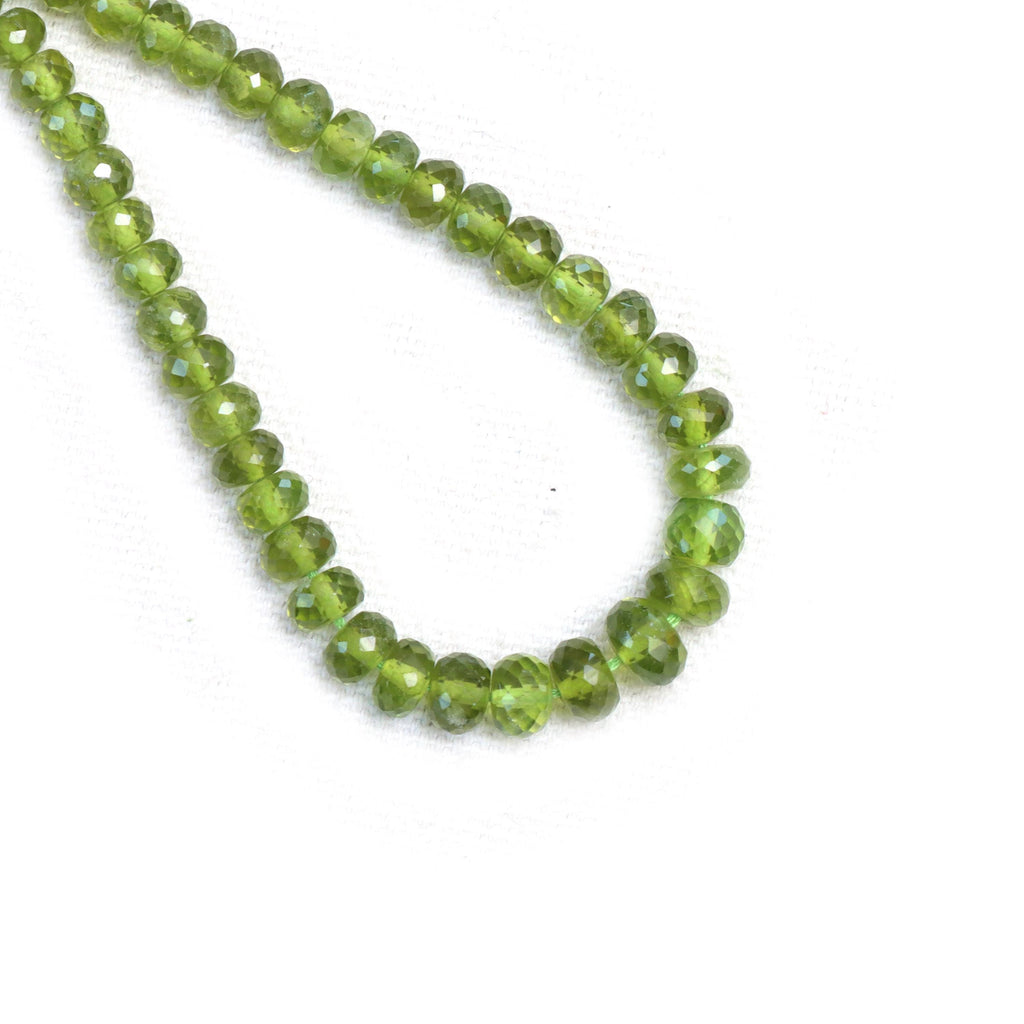 Vesonite Faceted Rondelle Beads, 3 mm To 5 mm, Vesonite Jewelry Making Beads, 16 Inches Full Strand
