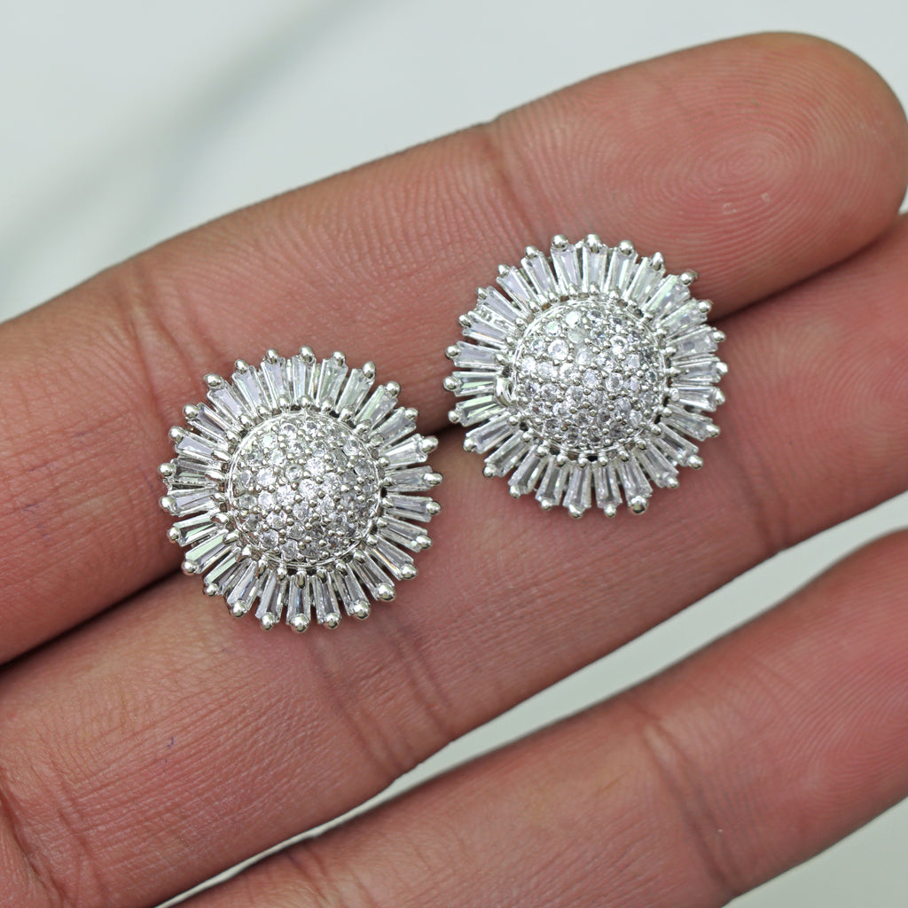 Beautiful Earrings with zircons | Immitaion Jewelry